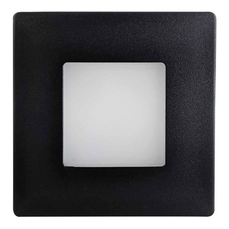 LED trappbelysning för utomhusbruk LED/1,7W/230V 4000K IP44 svart