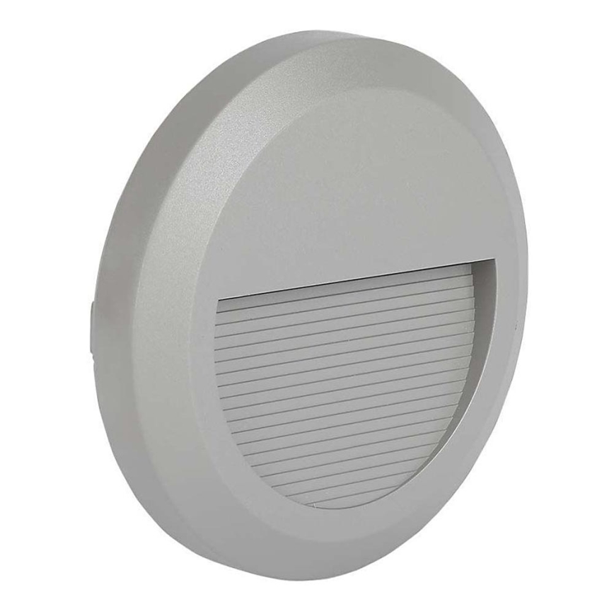 LED trappbelysning för utomhusbruk LED/2W/230V IP65 3000K grå
