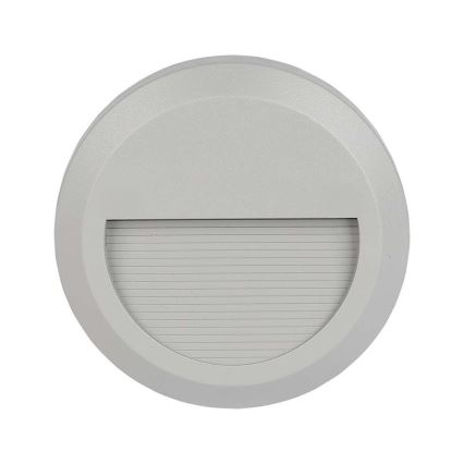LED trappbelysning för utomhusbruk LED/2W/230V IP65 3000K grå