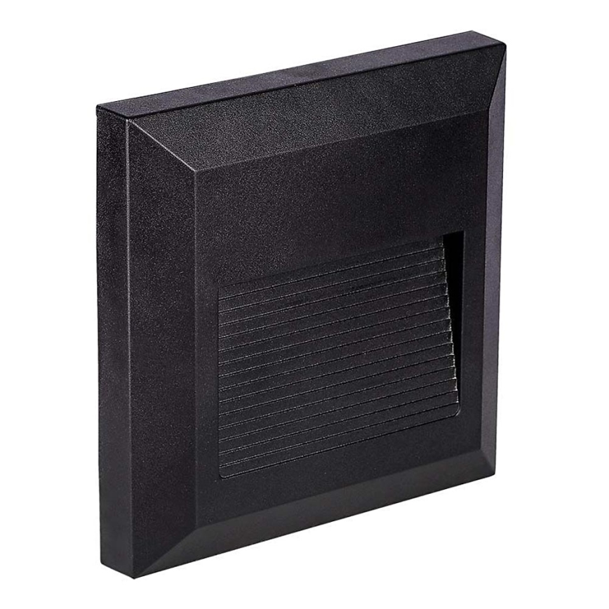 LED trappbelysning för utomhusbruk LED/2W/230V IP65 3000K svart