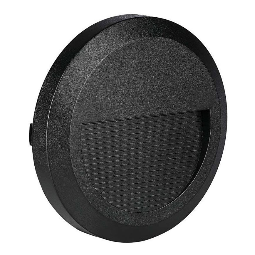 LED trappbelysning för utomhusbruk LED/2W/230V IP65 4000K svart
