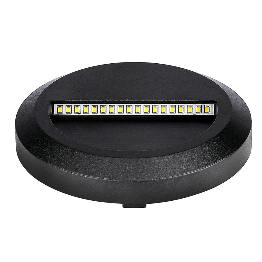 LED trappbelysning för utomhusbruk LED/2W/230V IP65 4000K svart