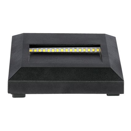 LED trappbelysning för utomhusbruk LED/2W/230V IP65 4000K svart