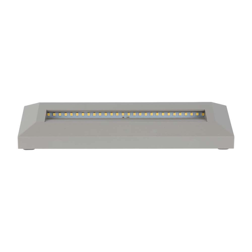 LED trappbelysning för utomhusbruk LED/3W/230V 4000K IP65 grå