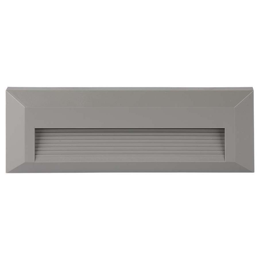 LED trappbelysning för utomhusbruk LED/3W/230V 4000K IP65 grå