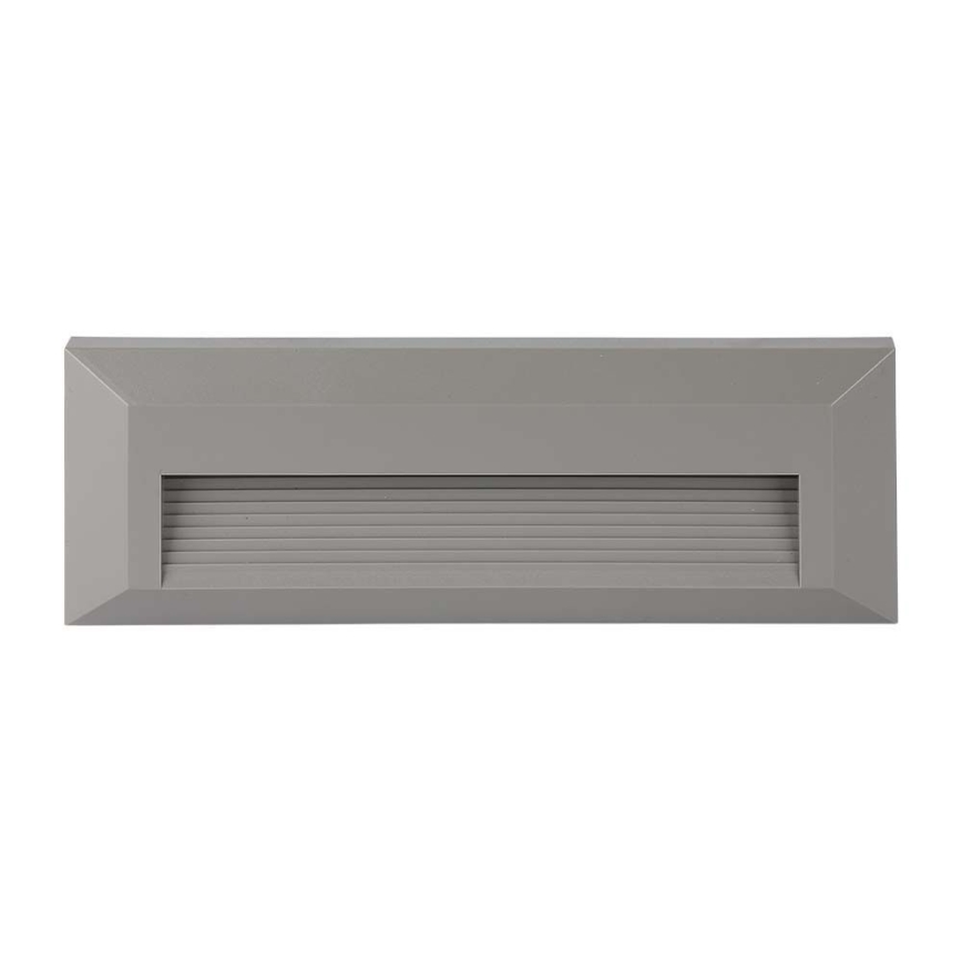 LED trappbelysning för utomhusbruk LED/3W/230V IP65 3000K grå