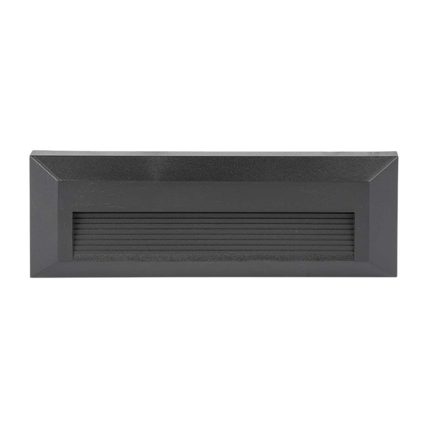 LED trappbelysning för utomhusbruk LED/3W/230V IP65 4000K svart