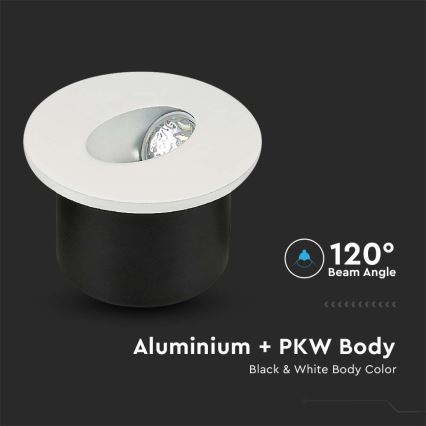 LED trappbelysning LED/3W/230V 3000K vit