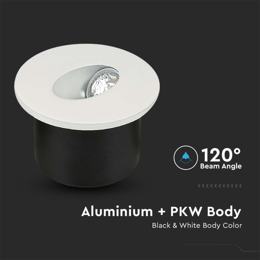 LED trappbelysning LED/3W/230V 3000K vit