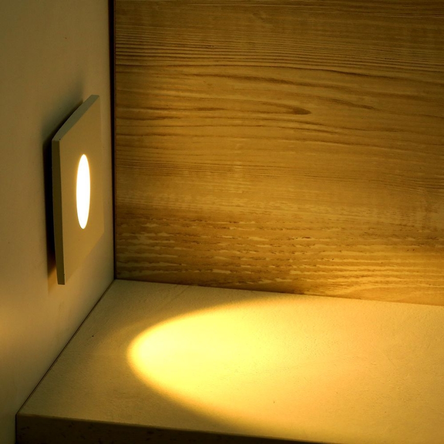 LED trappbelysning LED/3W/230V 4000K vit