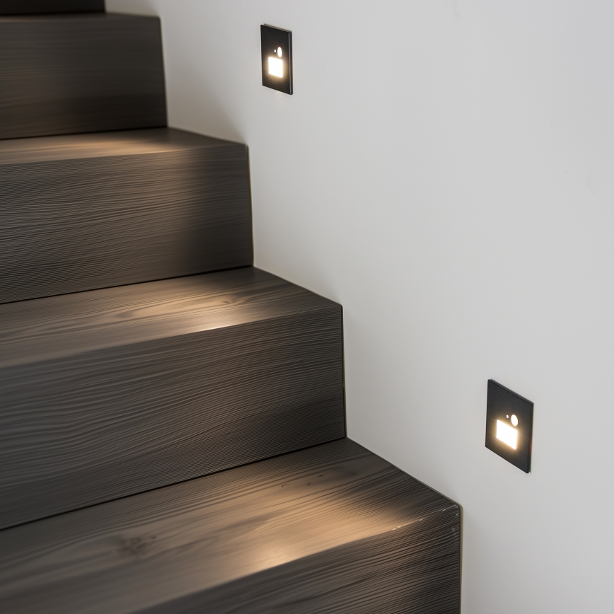 LED trappbelysning med en motion sensor LED/1,5W/230V 3000K/4000K/6500K