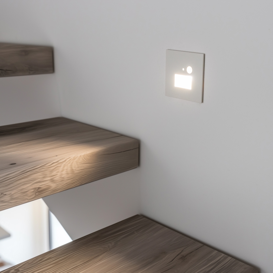 LED trappbelysning med rörelsedetektor LED/1,5W/230V 3000K/4000K/6500K