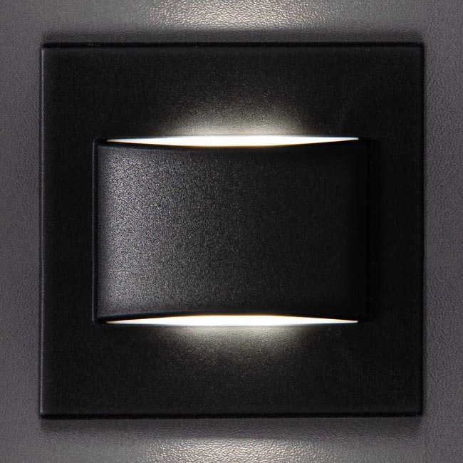 LED trappljus  ERINUS LED/1,5W/12V 3000K svart 