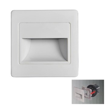 LED Trappljus STEP ljus LED/1.5W/230V Vit