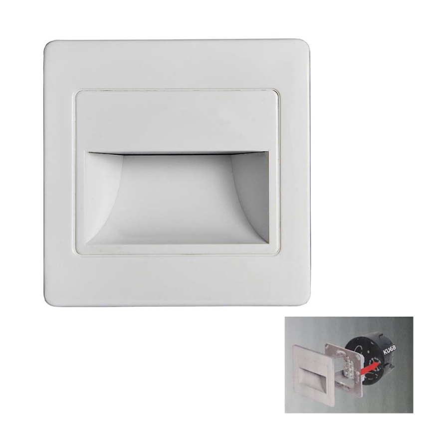 LED Trappljus STEP ljus LED/1.5W/230V Vit