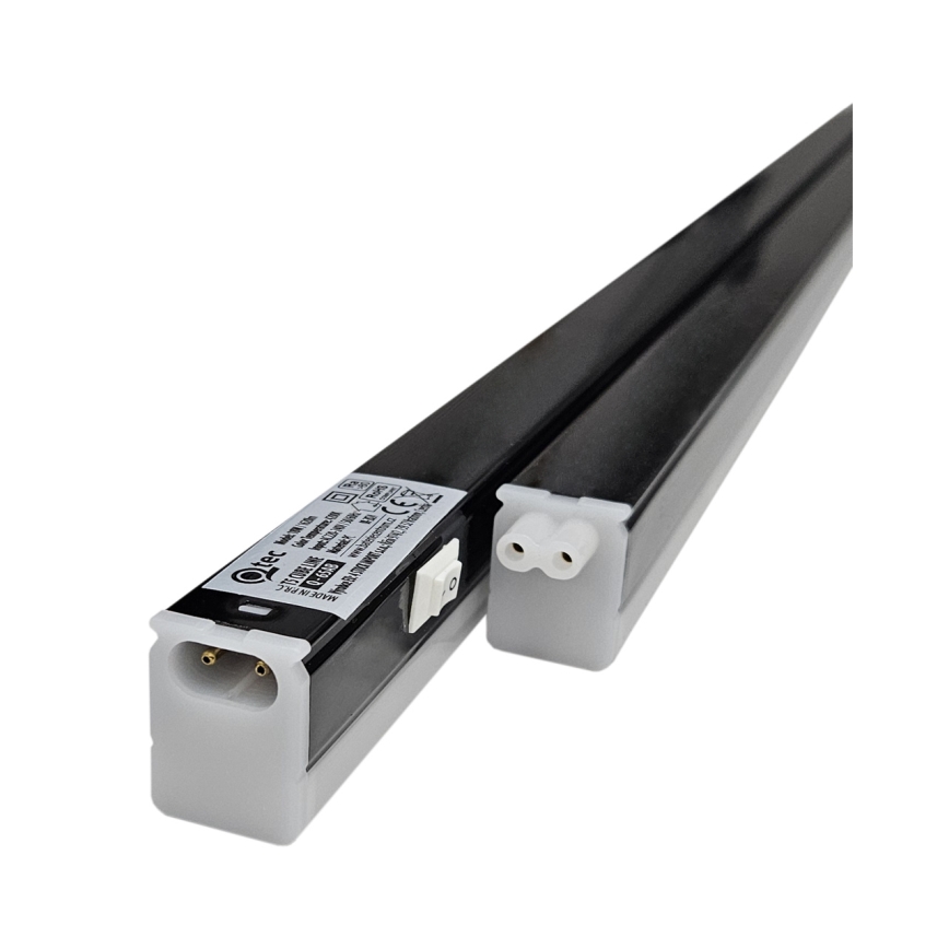 LED underbyggnadsarmatur TUBE LED/18W/230V 120 cm svart