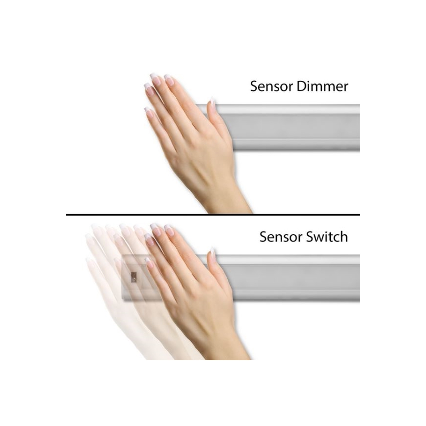 LED ljusreglerad underskåpsbelysning för kök  med sensor  LED/5W/12/230V