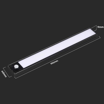 LED underskåpsbelysning med sensor LED/2,5W/5V 3000K