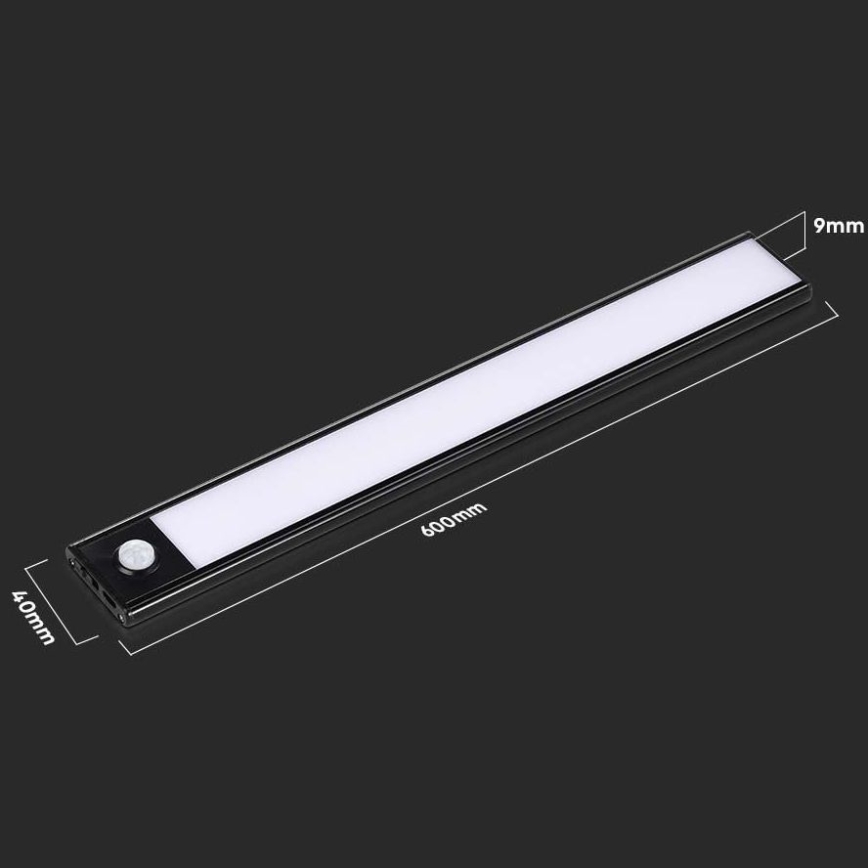 LED underskåpsbelysning med sensor LED/2,5W/5V 3000K