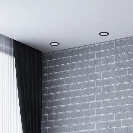 LED upphängd takbelysning ZOE LED/4,8W/230V svart