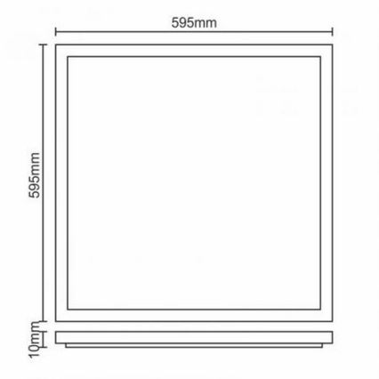 LED upphängd takpanel LED/40W/230V 4500K
