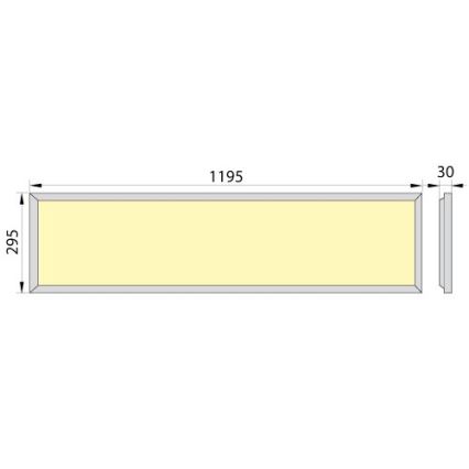 LED upphängd takpanel OREGA PLUS 120 LED/50W/230V 4000K IP40