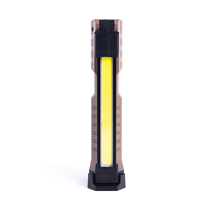 LED Ljusreglerad uppladdningsbar fungerar ficklampa med strömbanksfunktion LED/4W/5V IPX4 600 glansig 2000 mAh
