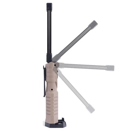 LED Ljusreglerad rechargeable fungerar flashlight med strömbanksfunktion LED/4W/5V IPX4 600 lm 2000mAh
