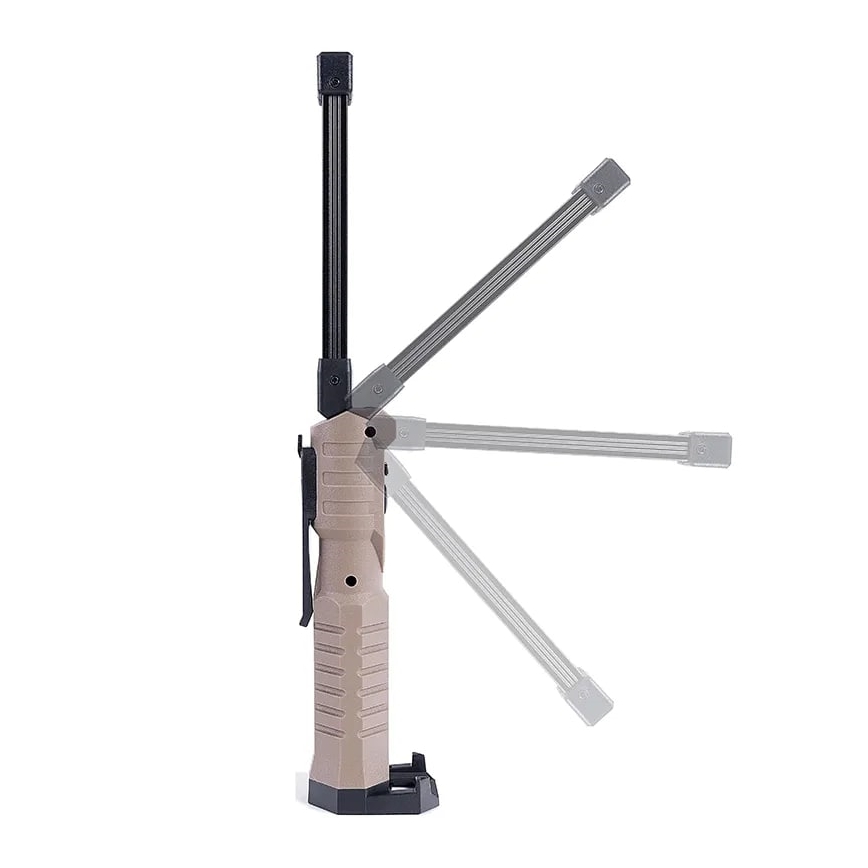LED Ljusreglerad rechargeable fungerar flashlight med strömbanksfunktion LED/4W/5V IPX4 600 lm 2000mAh