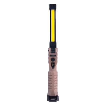 LED Ljusreglerad rechargeable fungerar flashlight med strömbanksfunktion LED/4W/5V IPX4 600 lm 2000mAh