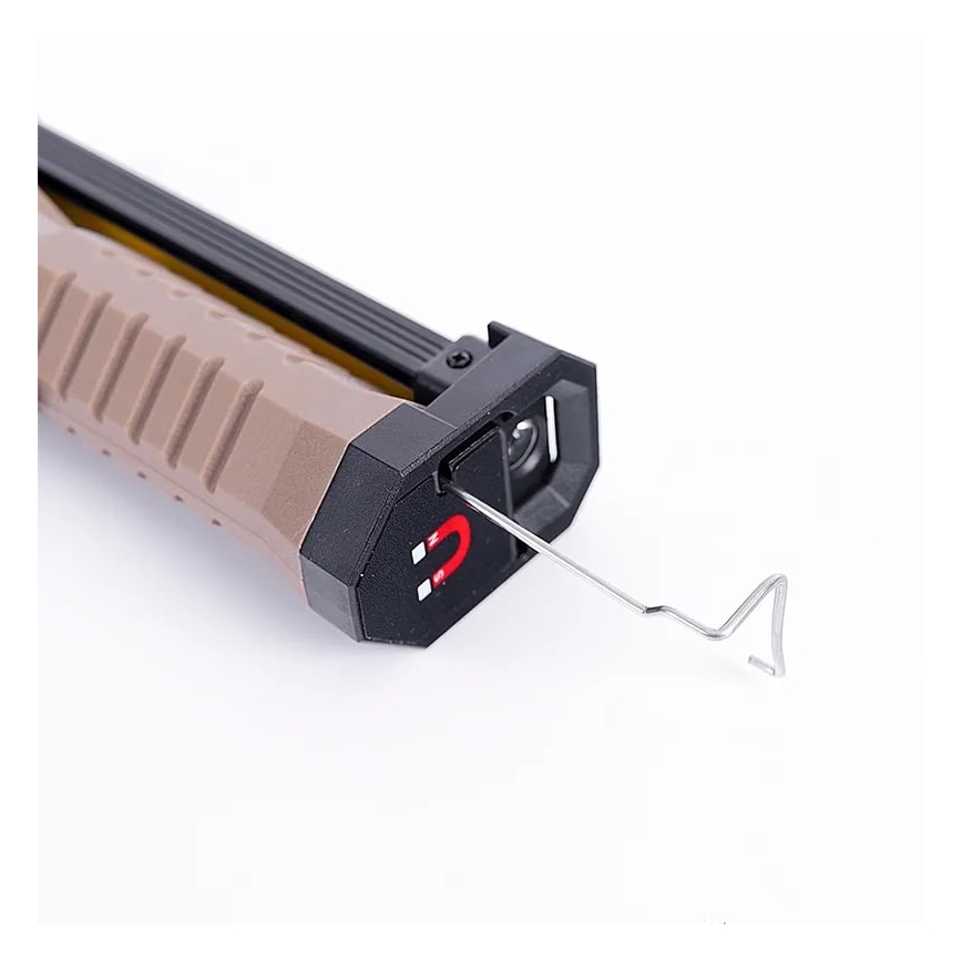LED Ljusreglerad rechargeable fungerar flashlight med strömbanksfunktion LED/4W/5V IPX4 600 lm 2000mAh