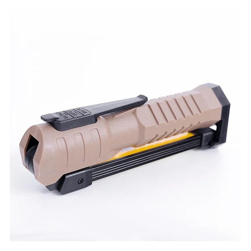 LED Ljusreglerad rechargeable fungerar flashlight med strömbanksfunktion LED/4W/5V IPX4 600 lm 2000mAh
