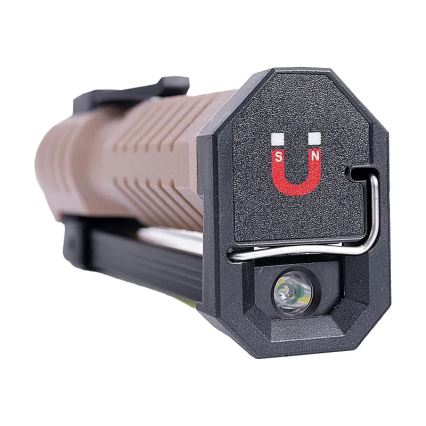 LED Ljusreglerad rechargeable fungerar flashlight med strömbanksfunktion LED/4W/5V IPX4 600 lm 2000mAh