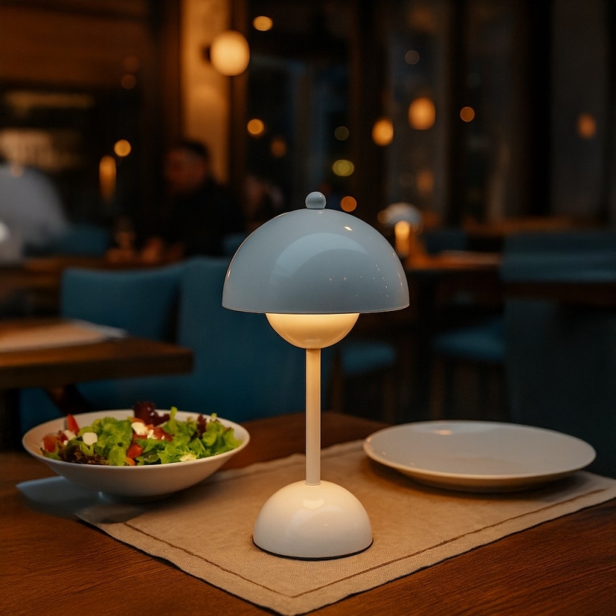 LED uppladdningsbar beröringsstyrd bordslampa COSTA LED/3W/5V 2400 mAh 3000-6000K vit