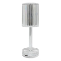 LED uppladdningsbar beröringsstyrd bordslampa SIMPLE LED/1W/5V 2400 mAh 3000-6000K genomskinlig
