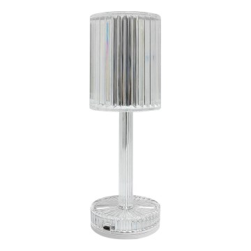 LED uppladdningsbar beröringsstyrd bordslampa SIMPLE LED/1W/5V 2400 mAh 3000-6000K genomskinlig