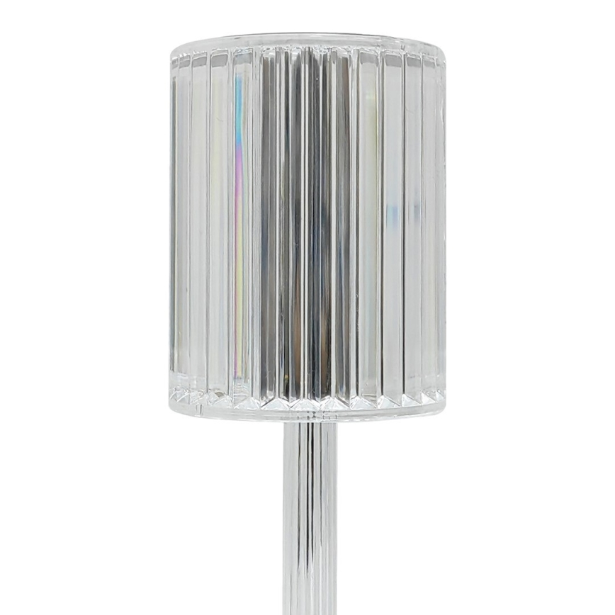 LED uppladdningsbar beröringsstyrd bordslampa SIMPLE LED/1W/5V 2400 mAh 3000-6000K genomskinlig
