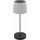 LED-uppladdningsbar bordslampa för utomhusbruk, dimbar LED/2W/5V IP44 1200 mAh grå