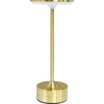 LED uppladdningsbar bordslampa med touchkontroll TAVOLO LED/2,5W/5V 2400 mAh 3000-6000K guldfärgad