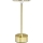 LED uppladdningsbar bordslampa med touchkontroll TAVOLO LED/2,5W/5V 2400 mAh 3000-6000K guldfärgad