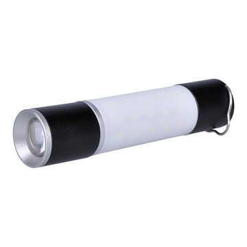 LED Uppladdningsbar camping flashlight med strömbanksfunktion LED/1500 mAh 3,7V IP44