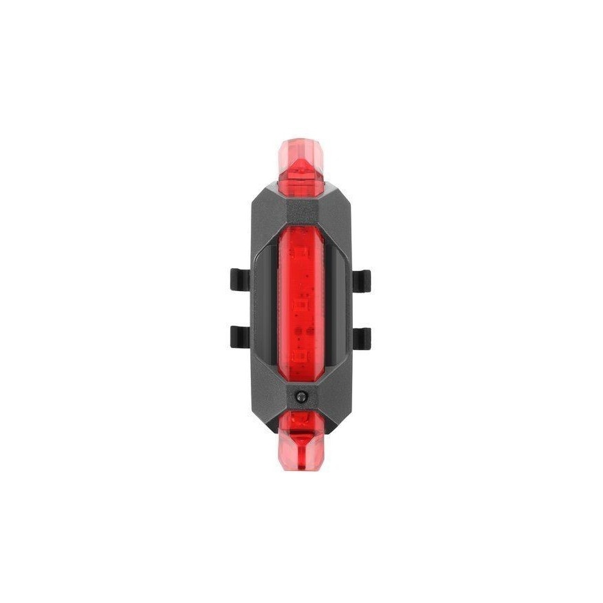 LED uppladdningsbar cykel ficklampa med räknare och klocka LED/1500 mAh IP65