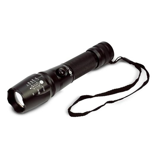 LED uppladdningsbar ficklampa Cree XML T6 LED/3,7V 2200mAh IP44