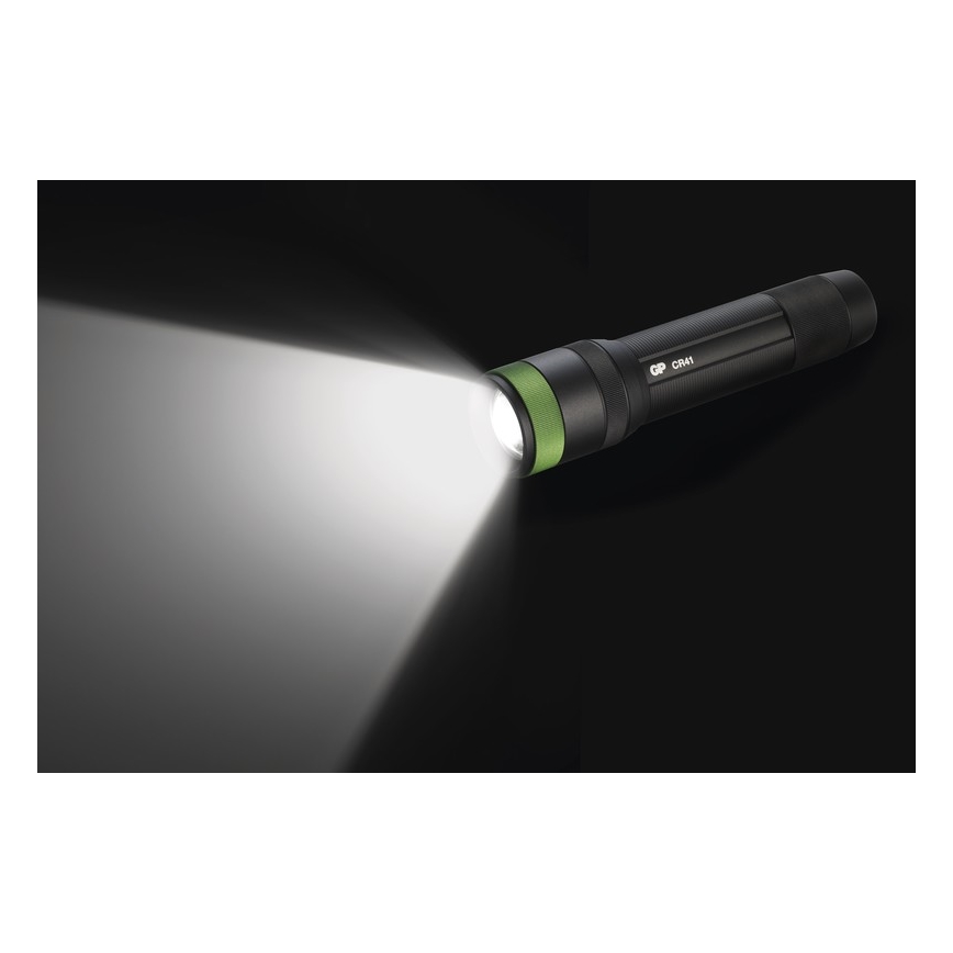 LED uppladdningsbar ficklampa GP DISCOVERY CR41 LED/Li-lon 3,7V IPX7