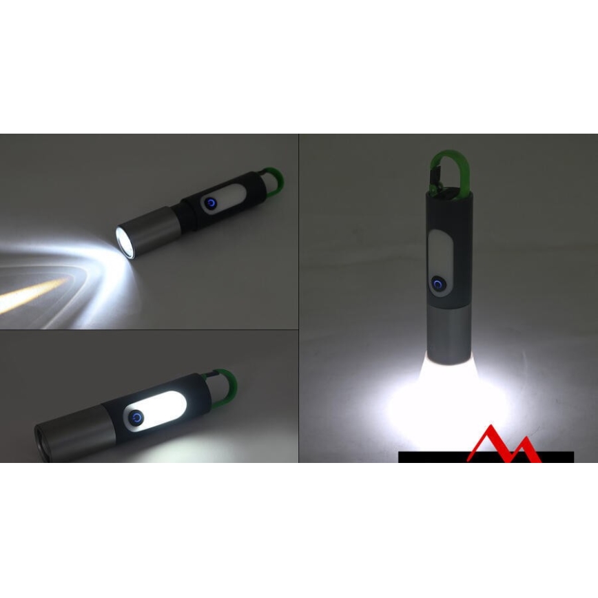 LED uppladdningsbar ficklampa LED/10W/3,7V 750 lm 10h