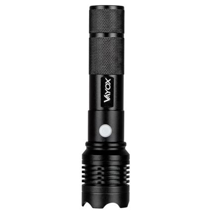 LED uppladdningsbar ficklampa LED/10W/5V IPX4 800 glansig 1200 mAh