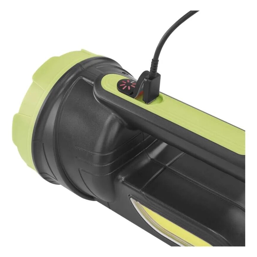 LED uppladdningsbar ficklampa LED/3,7V 210 lm 1800mAh