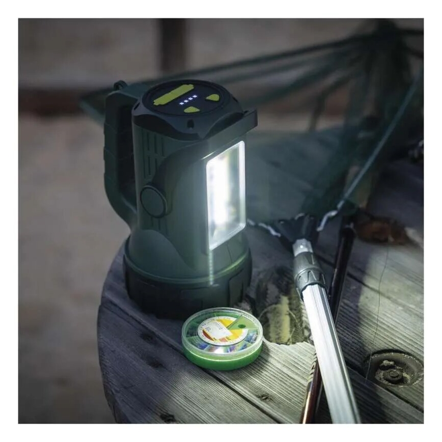 LED uppladdningsbar ficklampa LED/3,7V IP43 700 lm 3600mAh