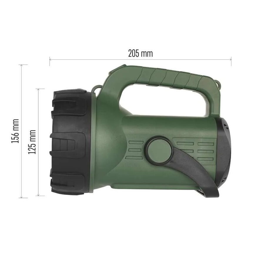LED uppladdningsbar ficklampa LED/3,7V IP43 700 lm 3600mAh