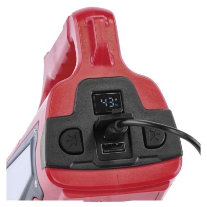 LED uppladdningsbar ficklampa LED/3,7V IP44 1000 lm 15000mAh